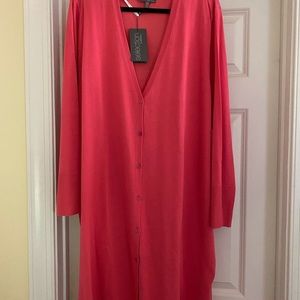 Brand new long sweater jacket